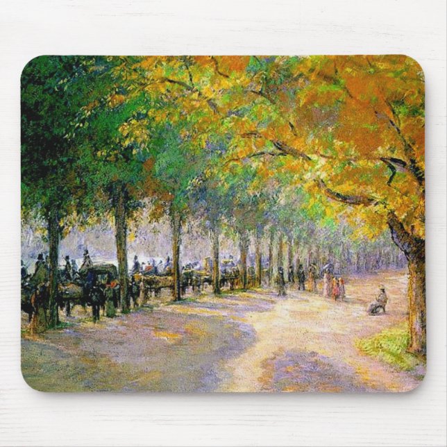 Hyde Park, London cityscape, Mouse Pad (Front)