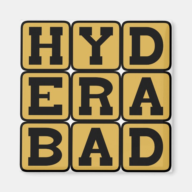 Hyderabad, City in India Magnet (Front)