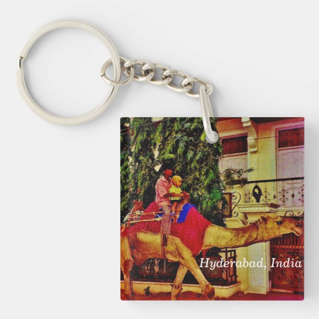 Hyderabad, India Key Ring (Front)