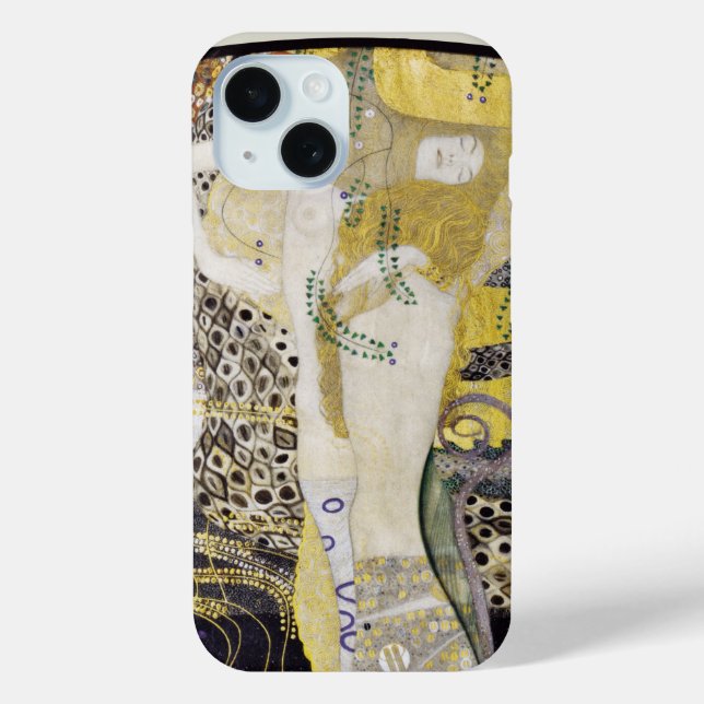Hydra (aka Water Serpents I) by Gustav Klimt Case-Mate iPhone Case (Back)