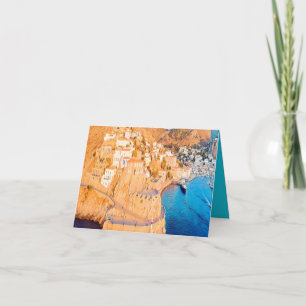 HYDRA - Castle of Kavos - harbour Card