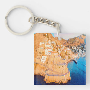 HYDRA - Castle of Kavos - harbour Key Ring