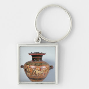 Hydra depicting the departure of a warrior key ring