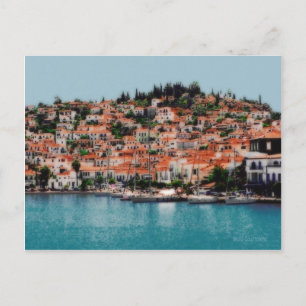 Hydra Island Postcard