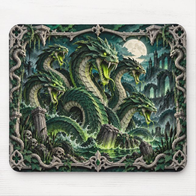 Hydra, Paper Cut Monster Mouse Pad (Front)