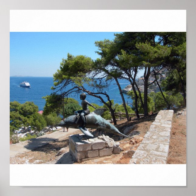 Hydra - The boy on a dolphin-03 Poster (Front)