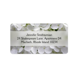Hydrangea Address Label