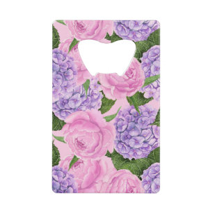 Hydrangea and peony pattern