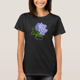 Hydrangea Beautiful Flower Botanical   T-Shirt