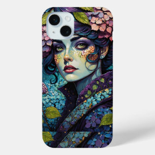 Hydrangea Beauty Floral iPhone 15 Mini Case