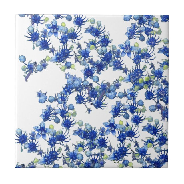 hydrangea bgc transparent ceramic tile (Front)