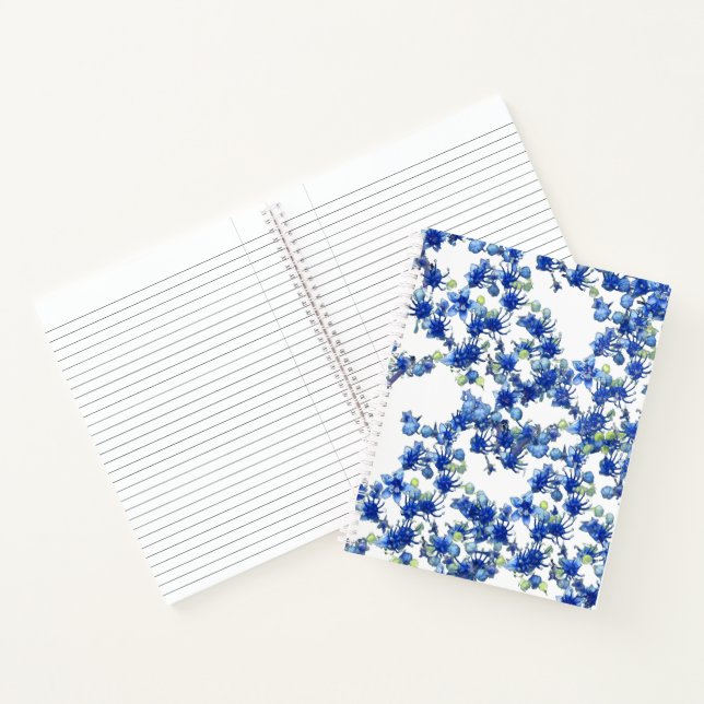 Hydrangea (BGC Transparent) Notebook (Inside)