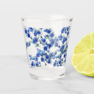 Hydrangea (BGC transparent) Shot Glass