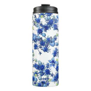 Hydrangea (BGC transparent) Thermal Tumbler