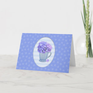 Hydrangea Birthday Card
