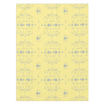 Hydrangea Block Pattern- Yellow and Blue