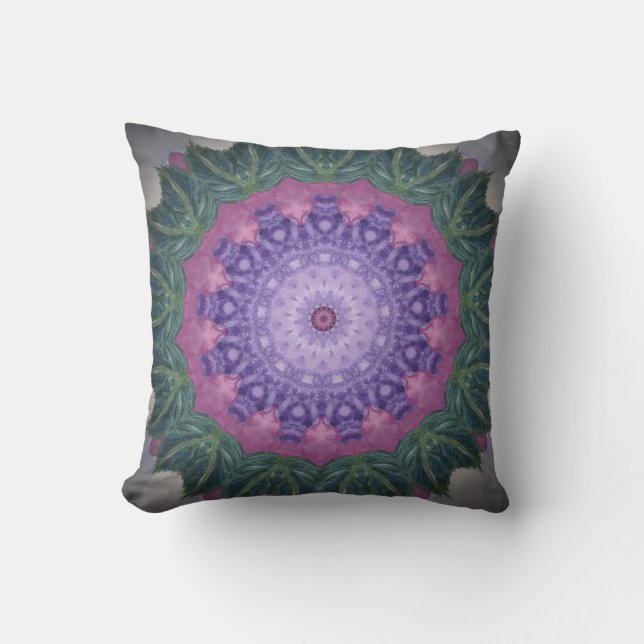 Hydrangea Blossom Pillow (Front)