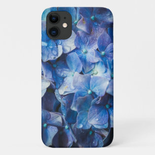 Hydrangea-blue-flower-japan iPhone 11 Case
