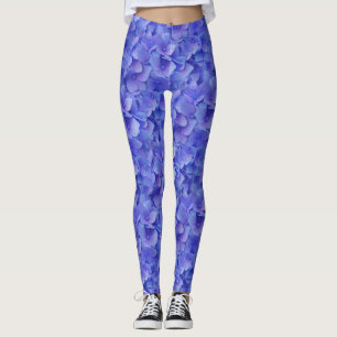 Hydrangea Blue  Leggings