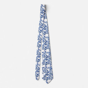 Hydrangea blue tie