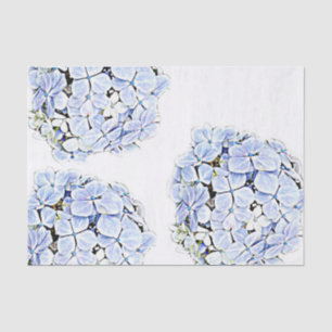Hydrangea Blue Tissue Paper