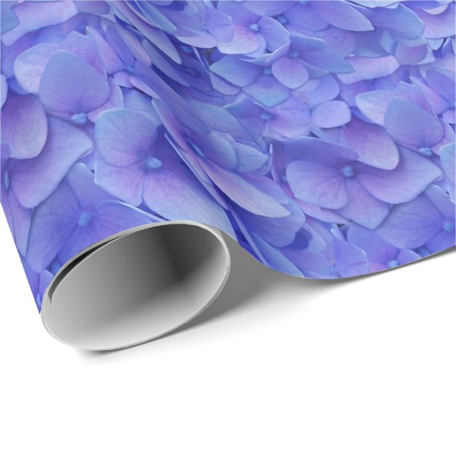 Hydrangea blue wrapping paper (Roll Corner)