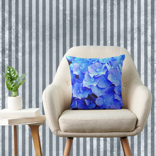 Hydrangea Blues Cushion