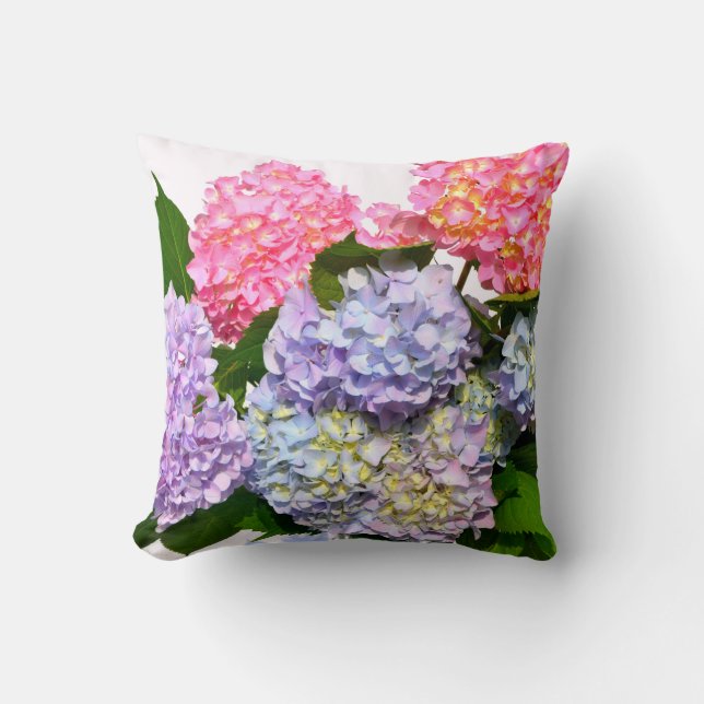 Hydrangea Bouquet Cushion (Front)