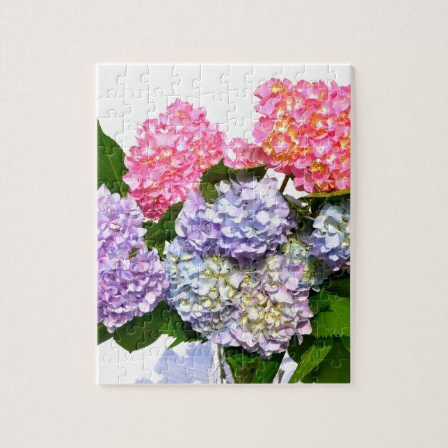 Hydrangea Bouquet Jigsaw Puzzle (Vertical)