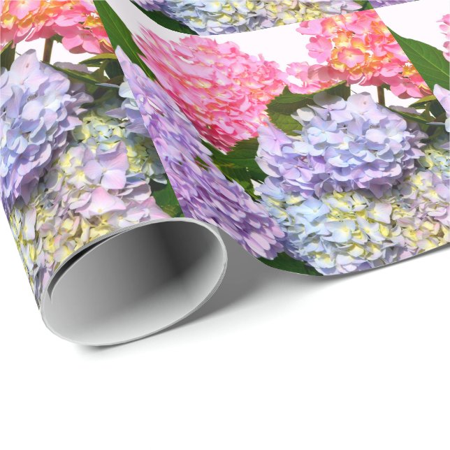 Hydrangea Bouquet Wrapping Paper (Roll Corner)