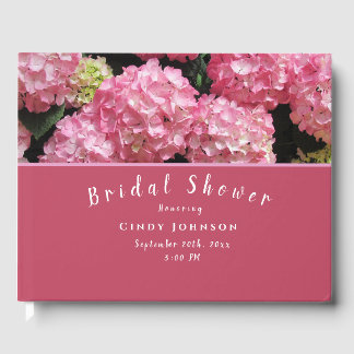 Hydrangea Bridal Shower Guest Book