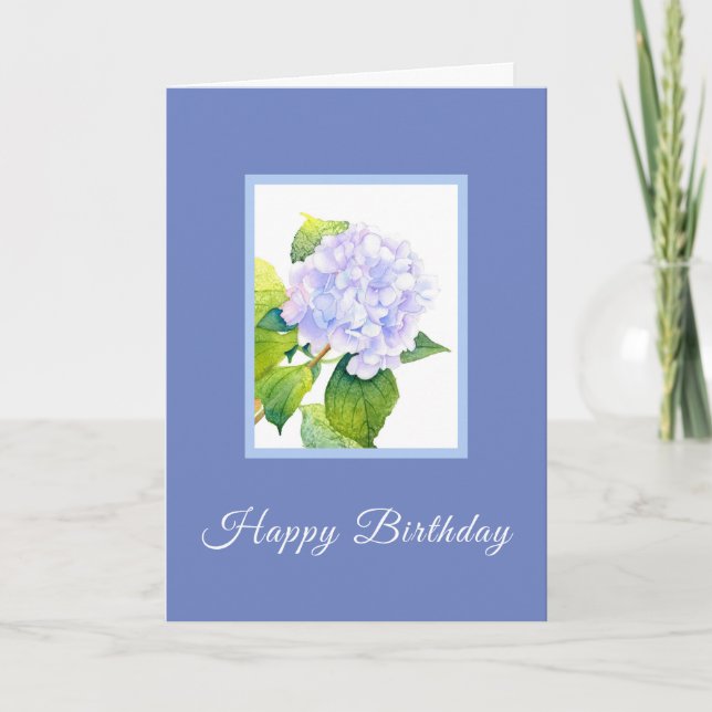 Hydrangea Card (Front)