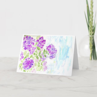 Hydrangea Card