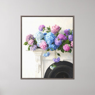 Hydrangea Cascade Canvas Print