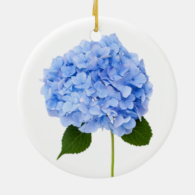 Hydrangea Ceramic Ornament (Back)