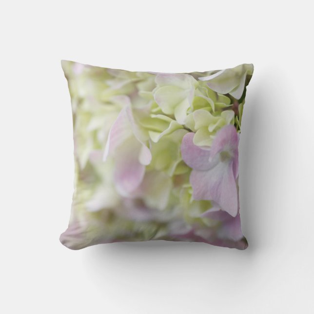 Hydrangea closeup cushion (Front)