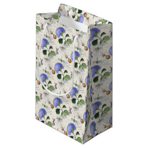 Hydrangea Collage Small Gift Bag