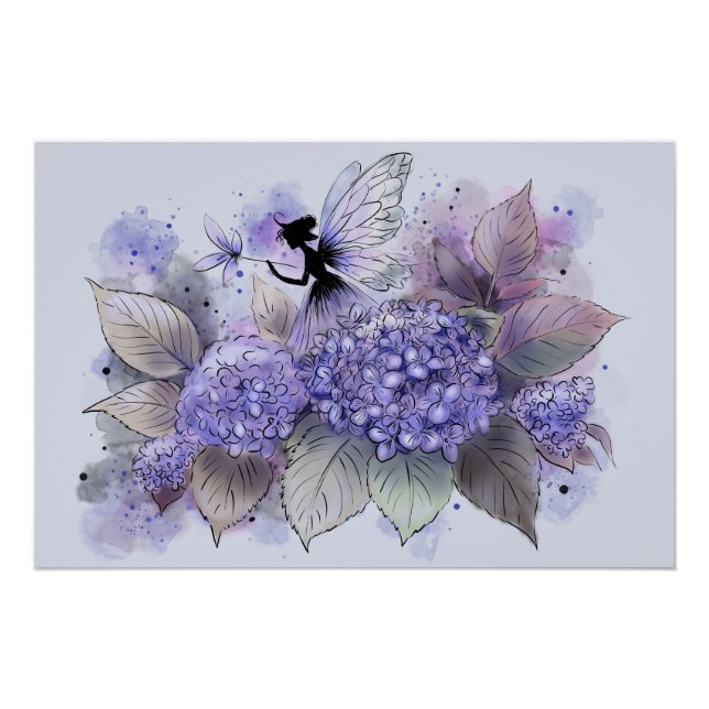 Hydrangea Fairy Poster (Front)