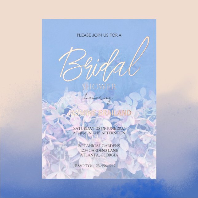Hydrangea Floral Bridal Shower  (Creator Uploaded)