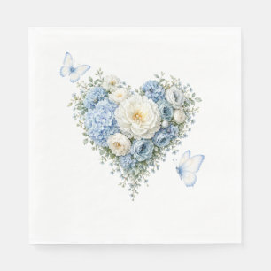 Hydrangea Floral Paper Napkins