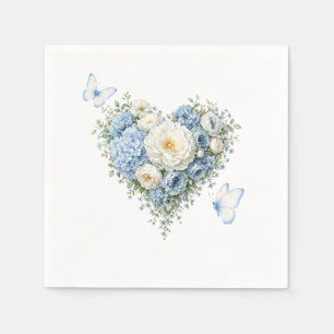 Hydrangea Floral Paper Napkins
