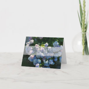 Hydrangea Floral Thank You Card