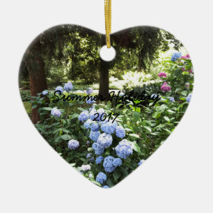 Hydrangea Floral Trees Nature Photography Ceramic Tree Decoration