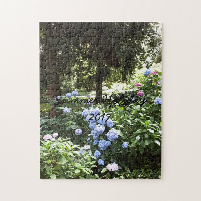 Hydrangea Floral Trees Nature Photography Jigsaw Puzzle (Vertical)
