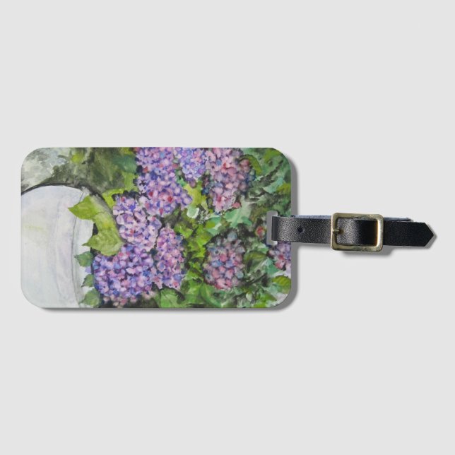 Hydrangea Flower  Luggage Tag (Front Horizontal)