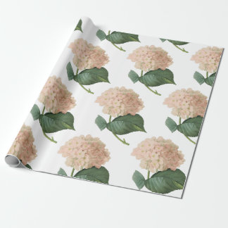 Hydrangea Flower Pattern Wrapping Paper