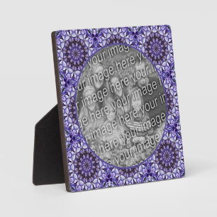 Hydrangea Flower Petal Abstract Add Your Own Photo Plaque