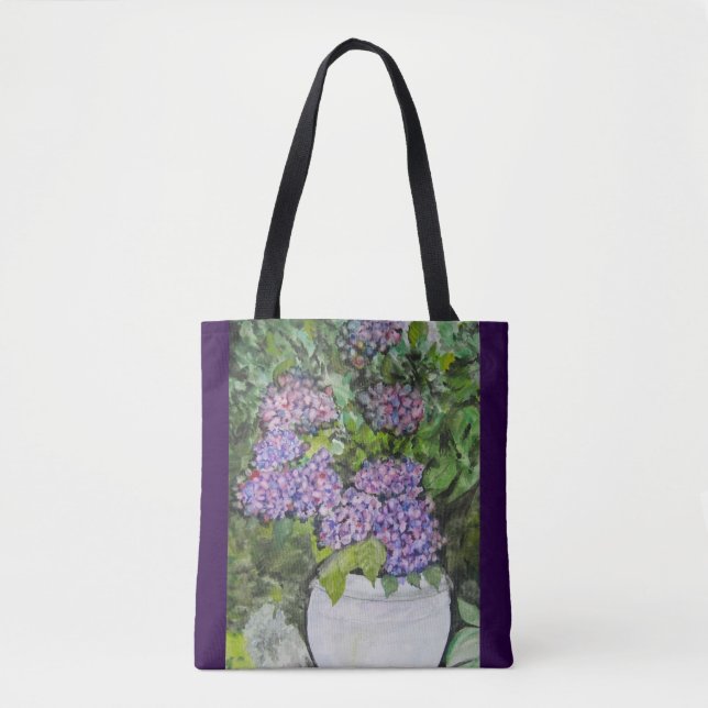 Hydrangea Flower Tote Bag (Front)