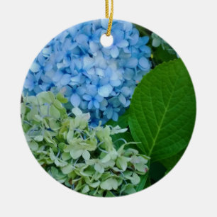Hydrangea Flowers Ceramic Ornament