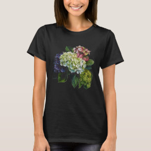 Hydrangea Flowers Floral Lovers T-Shirt